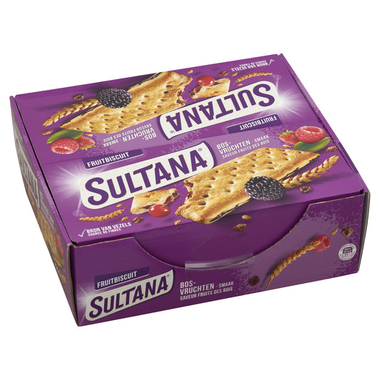 Sultana Fruitbiscuit Bosvruchten, 3-pack