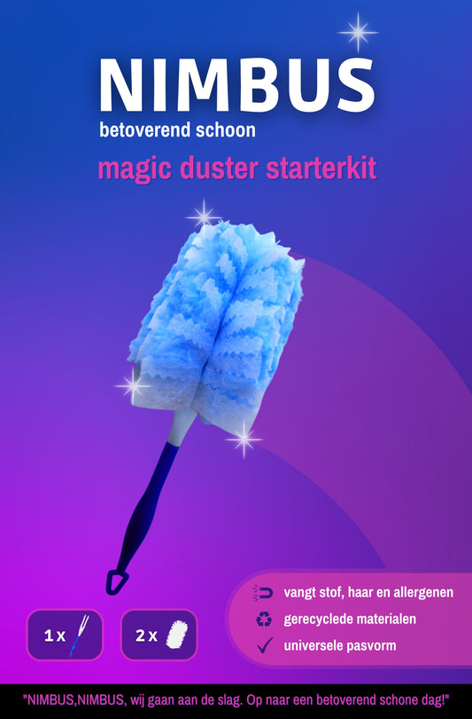 Duster Nimbus starterskit met houder en 2 dusters