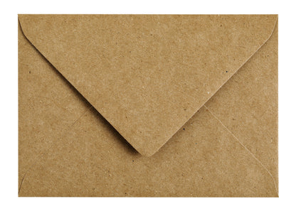 Envelop Papicolor C6 114x162mm kraft bruin - 2