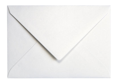 Envelop Papicolor C6 114x162mm metallic parelwit - 2