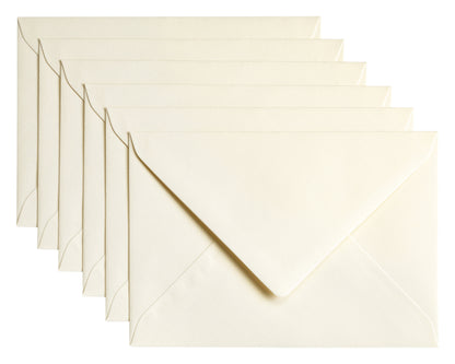 Envelop Papicolor C6 114x162mm metallic ivoor