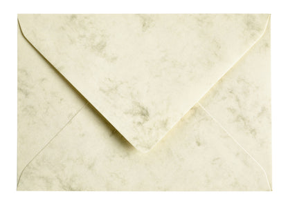 Envelop Papicolor C6 114x162mm ivoor marble - 2
