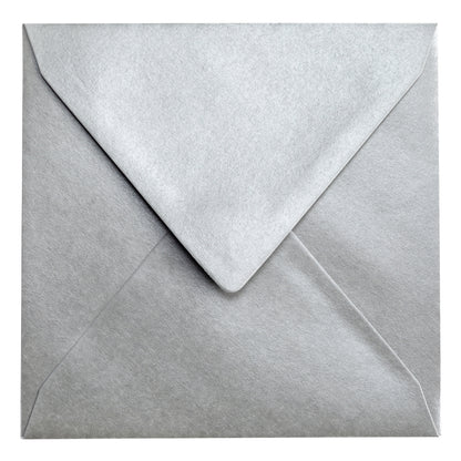 Envelop Papicolor 140x140mm metallic zilver - 2