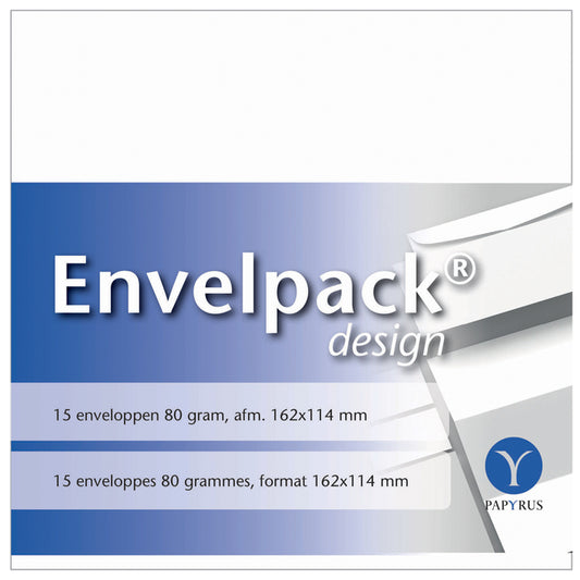 Envelop Papyrus Envelpack C6 114x162mm wit