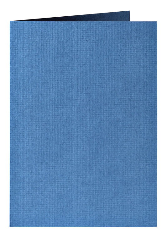 Correspondentiekaart Papi dubbel A6 donkerblauw 105x148mm