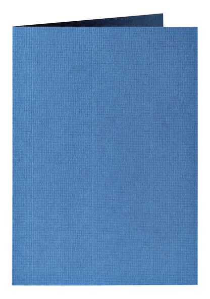 Correspondentiekaart Papi dubbel A6 donkerblauw 105x148mm