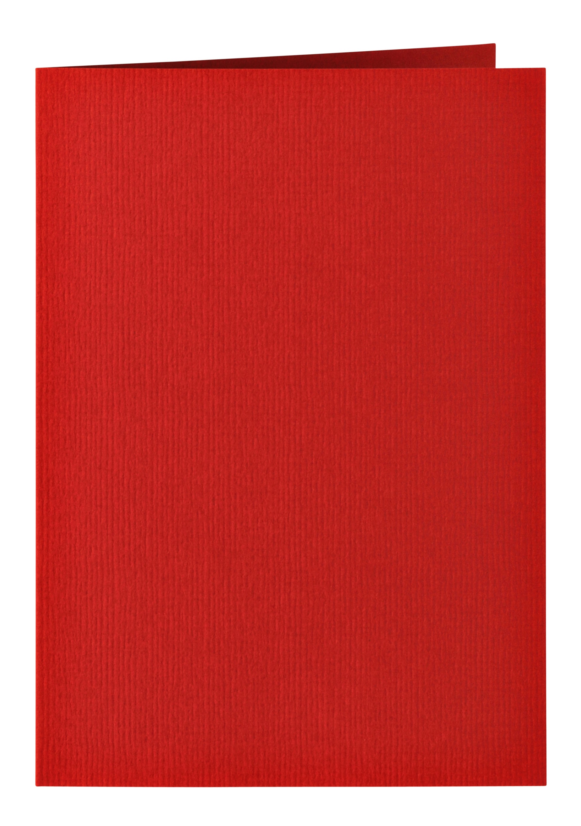 Dubbele correspondentiekaart A6 rood, 105x148mm, 210g, pak 6