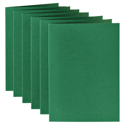 Dubbele correspondentiekaart A6 dennengroen, 105x148mm, 210g, pak 6 - 2