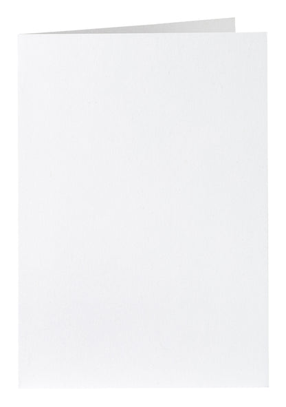 Kraft witte dubbele correspondentiekaart A6, 105x148mm, 210g, pak 6