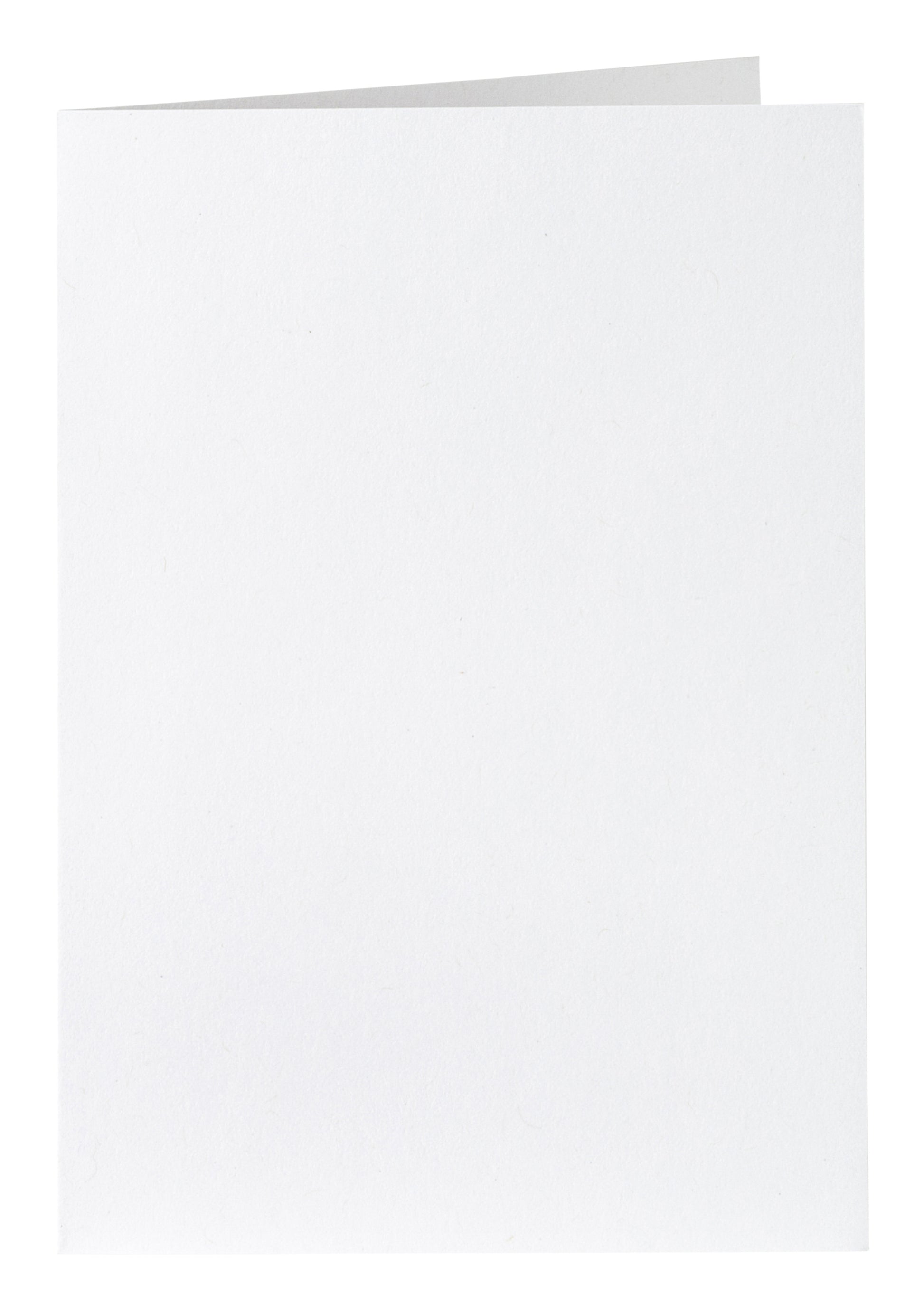 Kraft witte dubbele correspondentiekaart A6, 105x148mm, 210g, pak 6