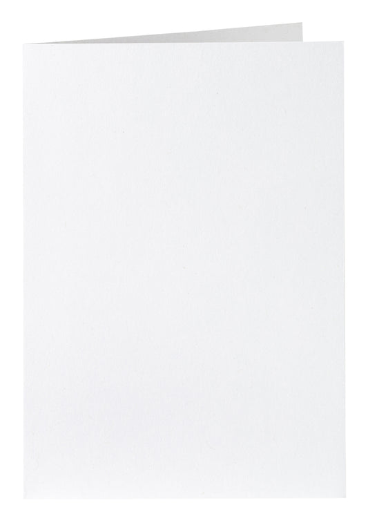 Kraft witte dubbele correspondentiekaart A6, 105x148mm, 210g, pak 6