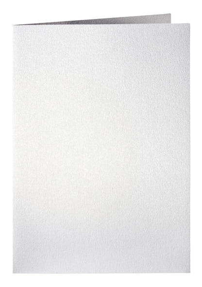 Correspondentiekaart Papi dubbel A6 zilver 105x148mm