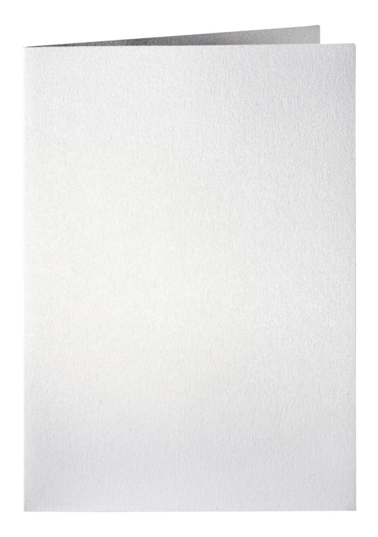 Correspondentiekaart Papi dubbel A6 zilver 105x148mm