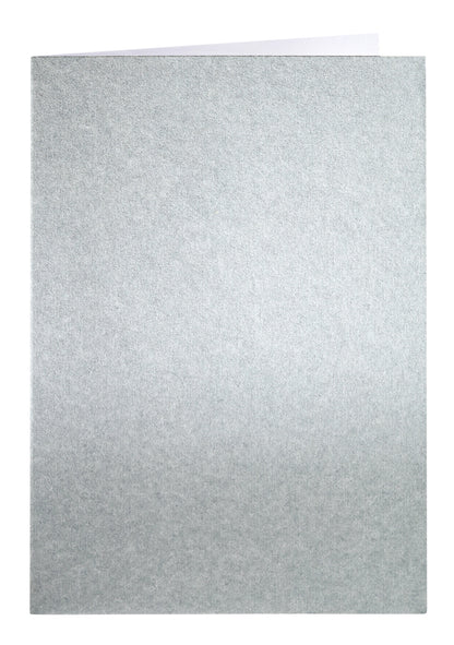 Correspondentiekaart Papi dubbel A6 zilver 105x148mm