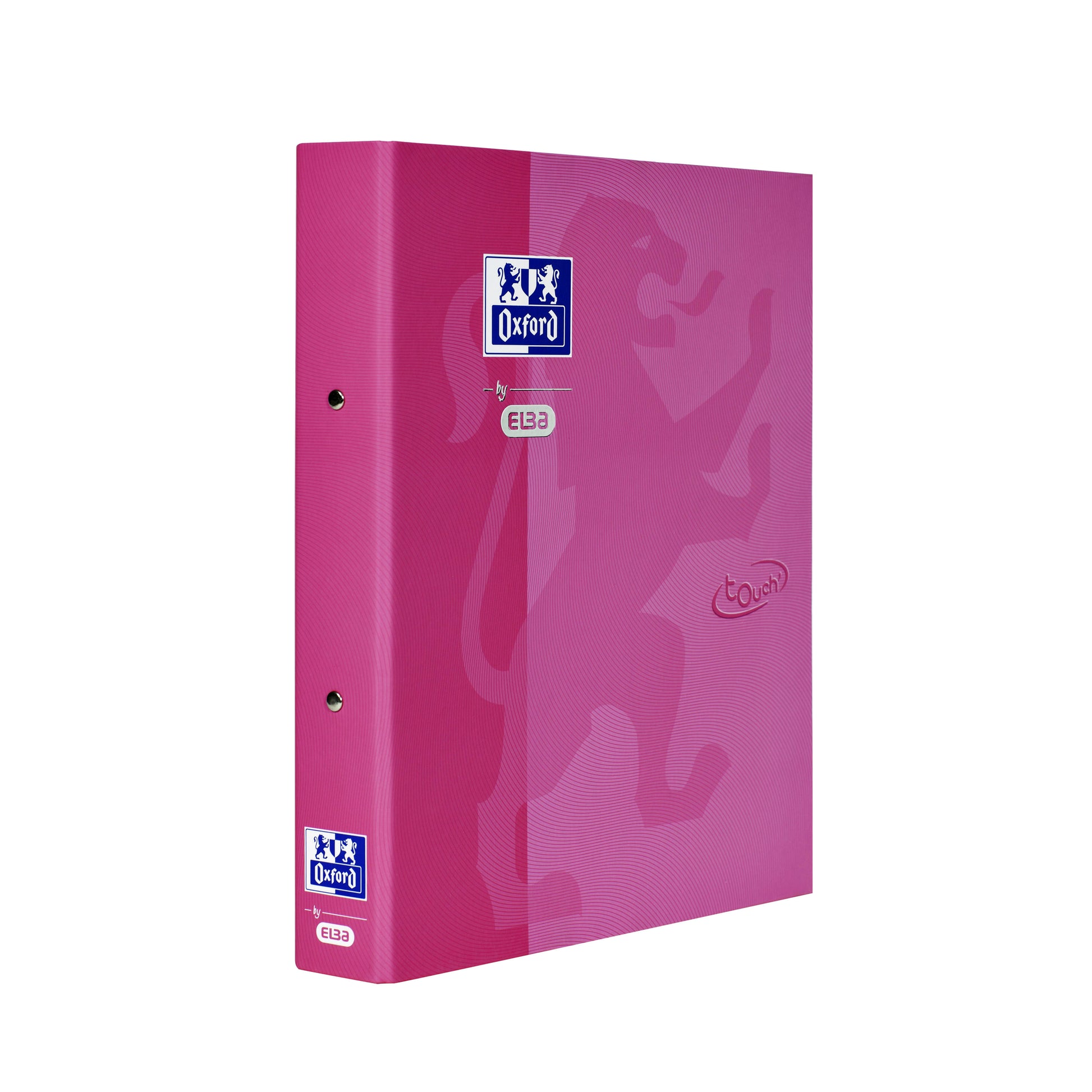 Ringband Oxford Touch A4 2-Rings 40mm roze
