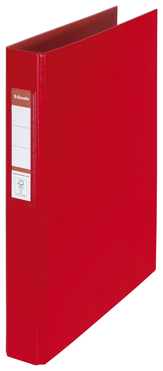 Ringband Esselte VIV A4 4-rings O-mechaniek 25mm Rood