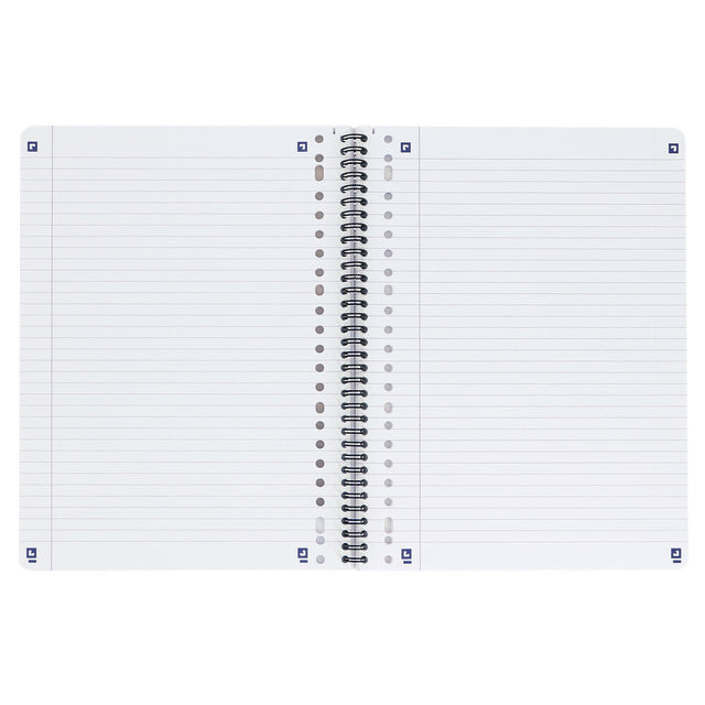 Oxford School A4+ collegeblok met 23 gaten, 160 pagina's, zwart - 2