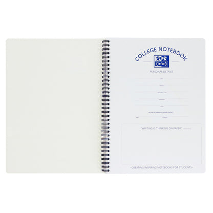 Oxford School A4+ collegeblok met 23 gaten, 160 pagina's, zwart - 3