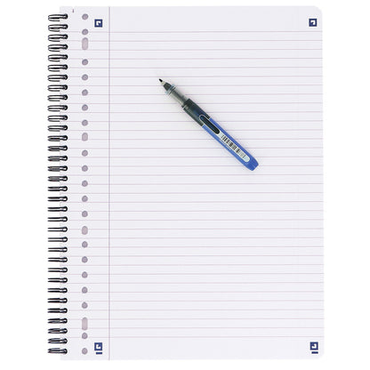 Oxford School A4+ collegeblok met 23 gaten, 160 pagina's, zwart - 4