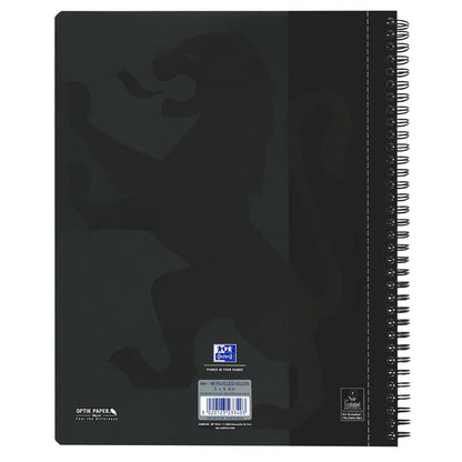Oxford A4+ collegeblok gelijnd 180 pagina's 80g, zwart - 5