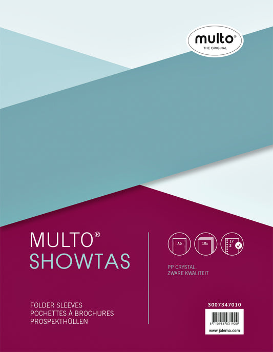Multo A5 Showtas 17-rings PP 0.14mm, glad