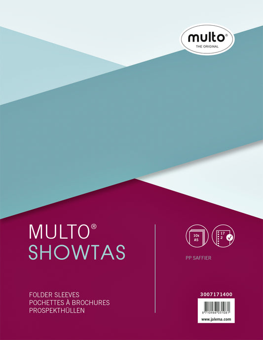 Multo A5 Showtas 17-rings PP 0.08mm NERF, pak van 10