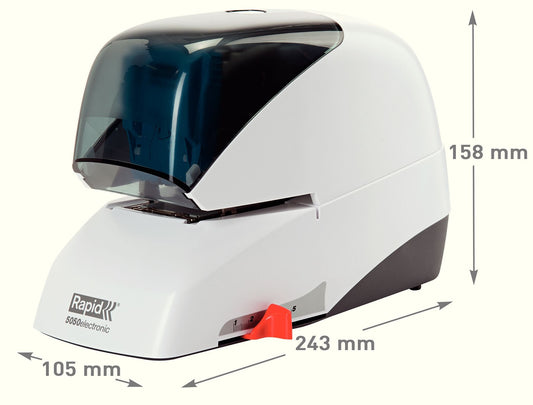 Rapid R5050e Elektrische Nietmachine voor 50 Vel, Stil & Efficiënt