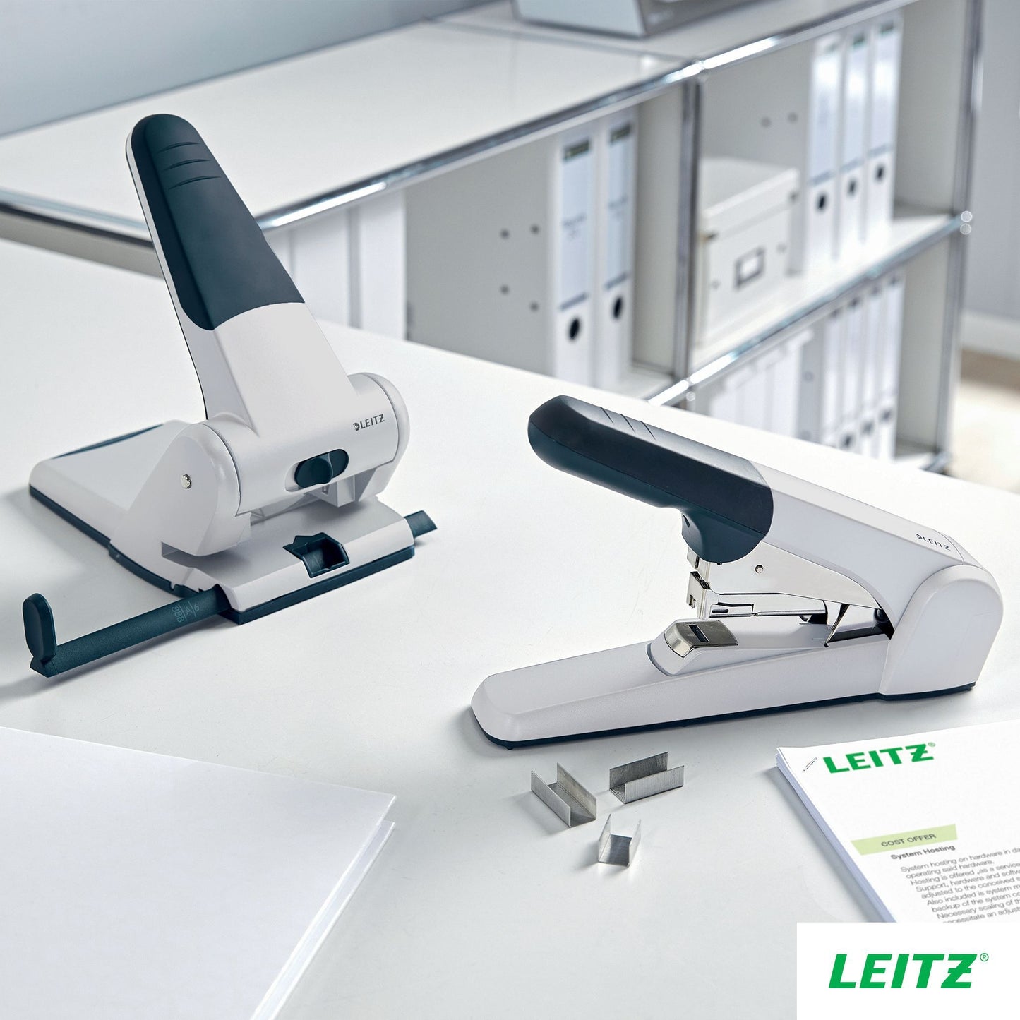 Leitz Heavy Duty Flat Clinch Nietmachine voor 60 vel - 4