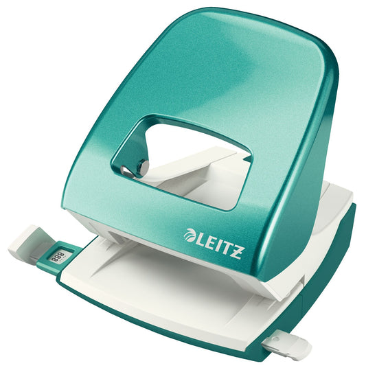 Perforator Leitz WOW 5008 Nexxt, metalen, 30 vel, ijsblauw