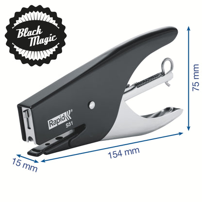 Niettang Rapid Classic S51, 12 vel, zwart - 3