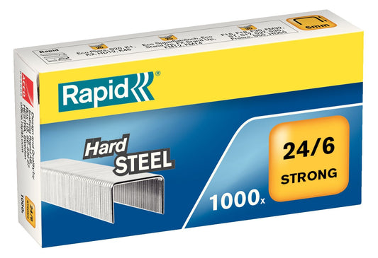 Rapid 24/6 staal sterke nietjes, 1.000 stuks