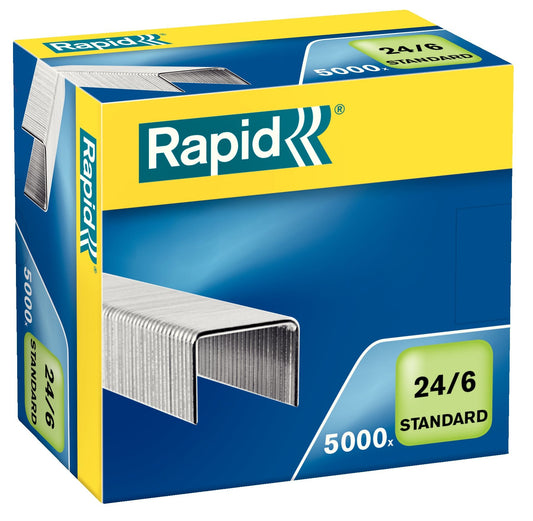Nieten Rapid 24/6 gegalvaniseerd 5000 stuks