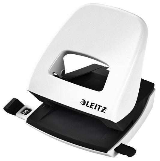 Perforator Leitz WOW 5008 Nexxt metalen perforator 30 vel wit