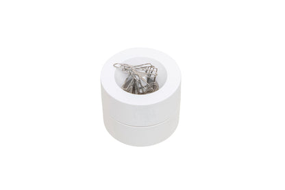 Maul 30123 magnetische papercliphouder, wit, Ø73mm - 2