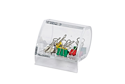 Papercliphouder Maul 87x77x65mm acryl - 6