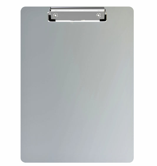 Aluminium A4 staand klembord met magneetstrip en rubberen grip