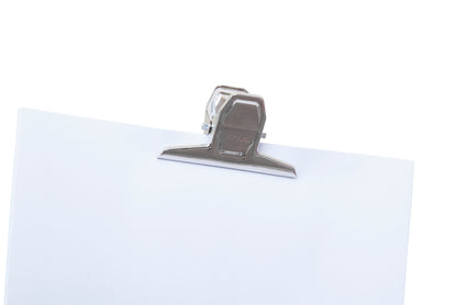Papierklem MAUL Pro 75mm nikkel met grote klemwijdte - 6