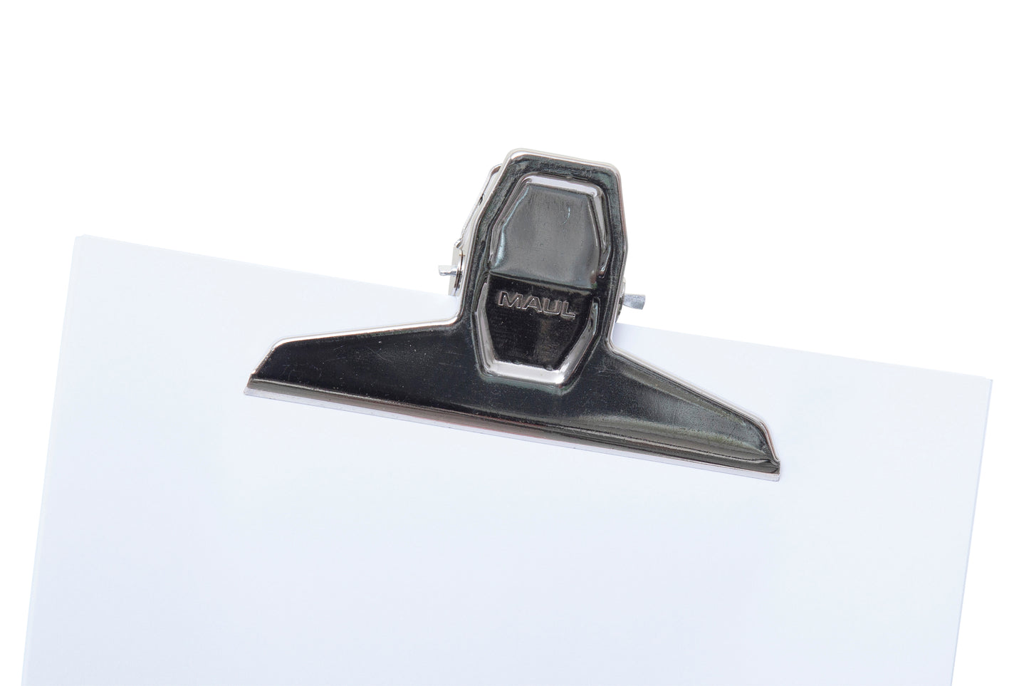 Papierklem MAUL Pro 125mm nikkel met grote klemwijdte - 2