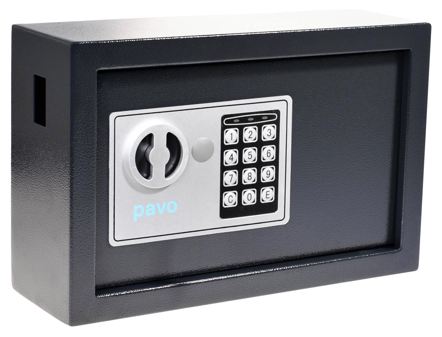 Pavo Security Sleutelkast met 20 Haken en Elektronisch Combinatieslot, Donkergrijs