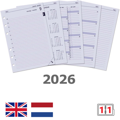 Agendavulling Kalpa A5 2025 1 Dag/1 Pagina - 2