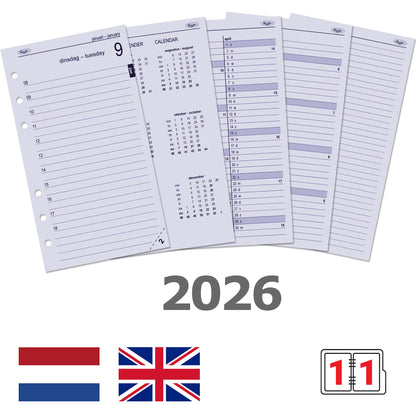 Agendavulling 2025 Kalpa Personal 1 dag per pagina - 2