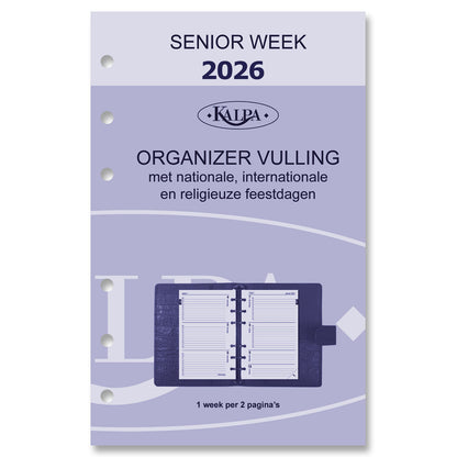 Kalpa Senior Agenda Vulling 2025 7 Dagen Per 2 Pagina's