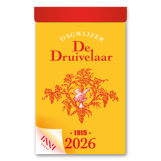 De Druivelaar dagscheurkalender 2025, 106x65 mm