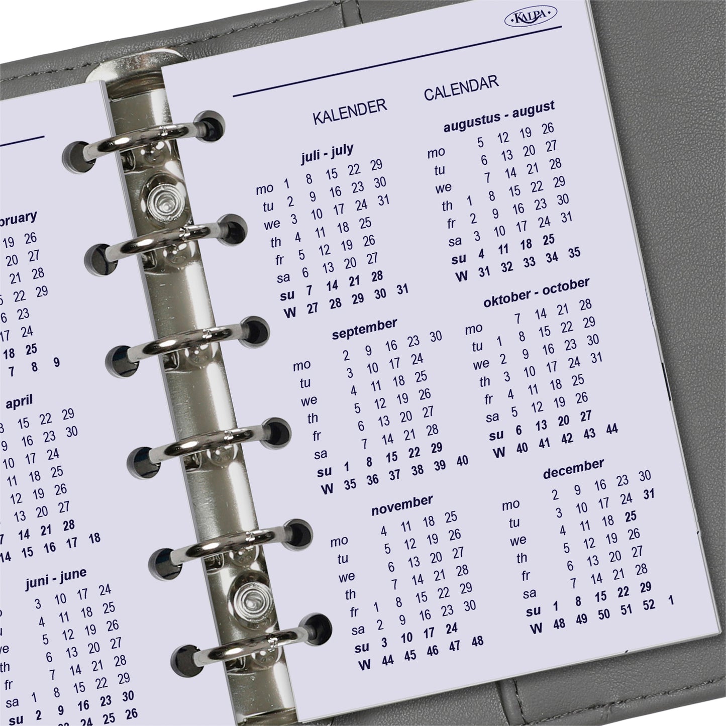 Agendavulling 2025 Kalpa Pocket 7 dagen/2 pagina's - 3