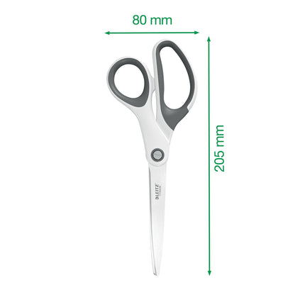 Leitz WOW Titanium Schaar 205mm wit voor kantoorgebruik - 2