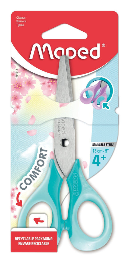 Maped Sensoft 13cm pastel gekleurde schaar met ergonomische ringen