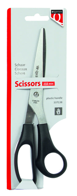 Schaar Quantore 210mm met kunststof handvat zwart - 2