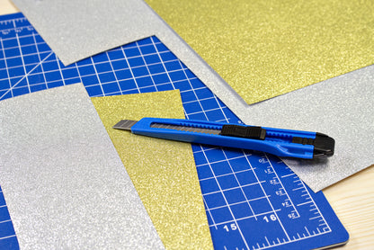 Snijmes Westcott office 9mm schuifbladen blauw - 6