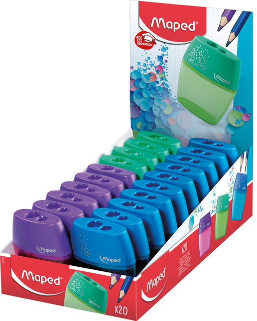 Puntenslijper Maped Shaker 2g assorti