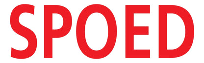 Colop Zelfinktende Tekststempel 20 Spoed Rood - 2